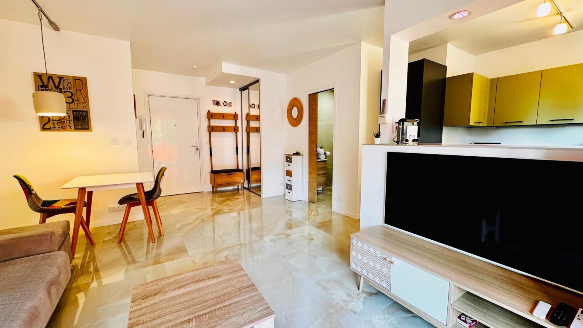 Studio Climatise 600M De La Plage Кань-сюр-Мер Екстер'єр фото